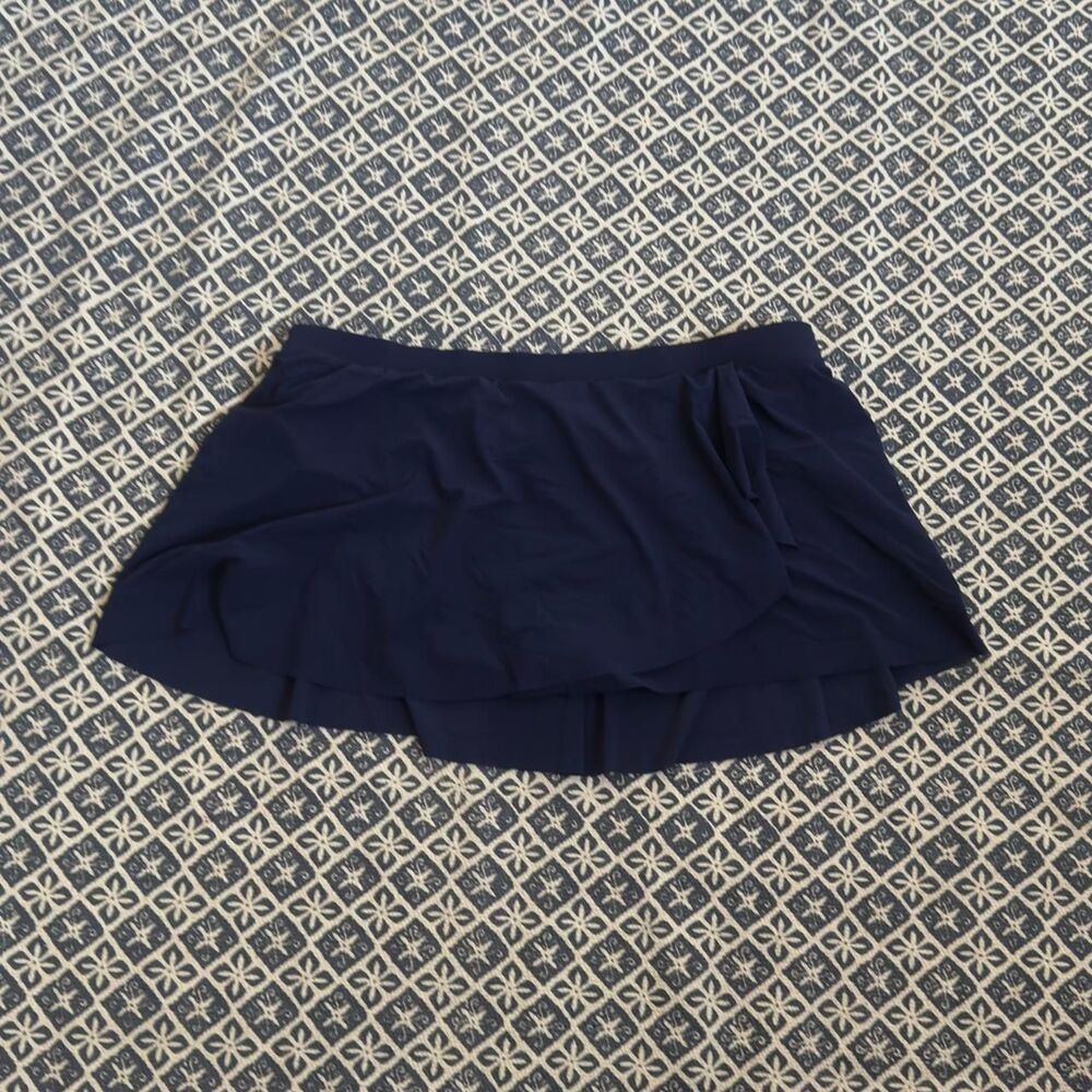 Profile by Gottex Women's Navy Blue Skirt 22W